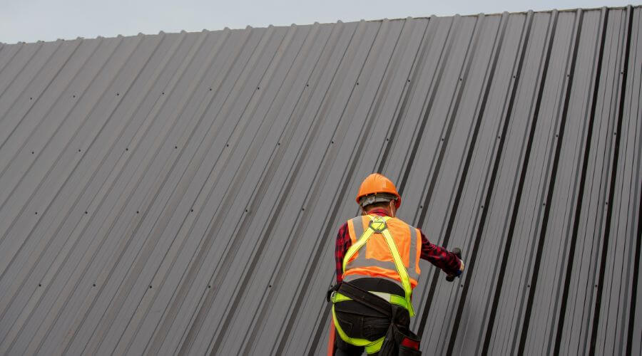 Professional metal roof installation services in Hulen, KY